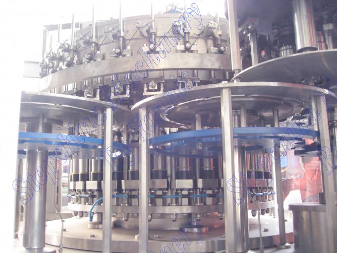 3 किलोवाट डीसीजीएफ 32-32-8 कार्बोनेटेड ड्रिंक भरने की मशीन 200 मिलीलीटर से 2500 मिलीलीटर
